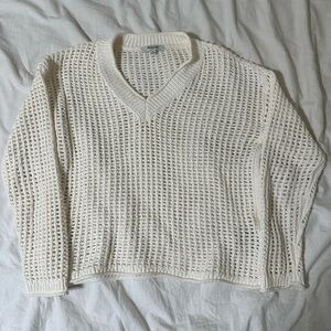 Madewell Cream Knit Sweater